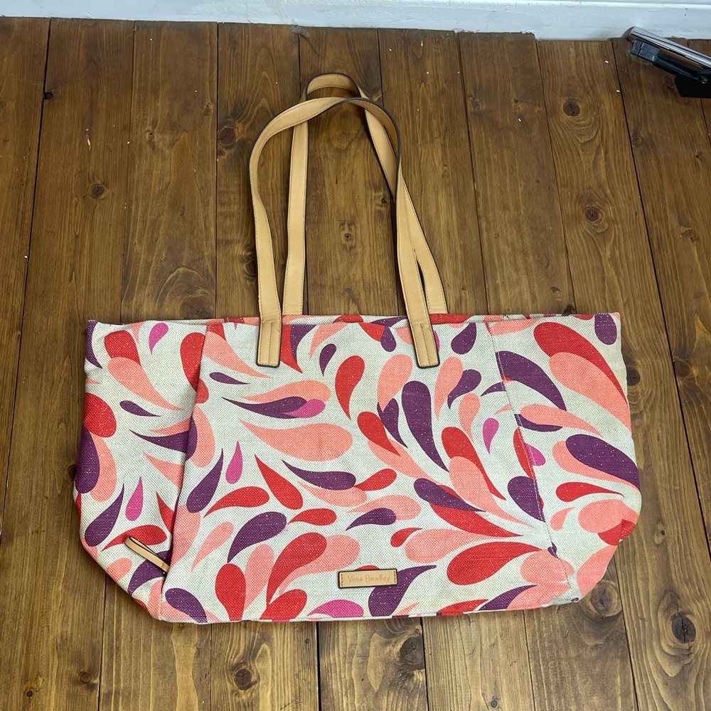 Vera Bradley glitter tote bag
